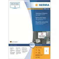 Herma Etiket 10315 210x297mm verwijderbaar wit 100 stuks