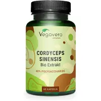 Vegavero Cordyceps sinensis, biologisch geteeld | 60 capsules | Te gebruiken tot: 31.10.2026