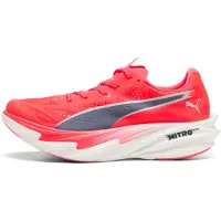 Puma Deviate NITRO Elite 4 hardloopschoenen Rood Wit AW26 Dames, Maat 37 - EUR