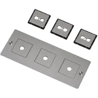 Buster + Punch - 3G WALL PLATE / WITH INFILLS / HORIZONTAAL