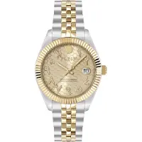 Philipp Plein Watches Analoog horloge 'Date Superlative' goud / zilver