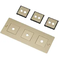 Buster + Punch - 3G WALL PLATE / WITH INFILLS / HORIZONTAAL
