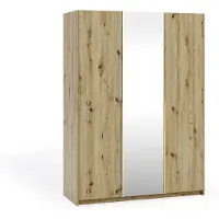 Margaret Hadas24 Kledingkast Apollonia met Spiegel 150 x 204 cm (artisan, gouden handgrepen)