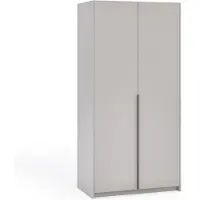 Margaret Hadas24 Kledingkast Apollonia zonder Spiegel 100 x 204 cm (kasjmier, zwarte handgrepen)
