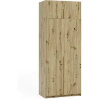 Margaret Hadas24 Kledingkast Apollonia I zonder Spiegel 100 x 250 cm (artisan, gouden handgrepen)