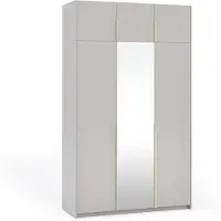 Margaret Hadas24 Kledingkast Apollonia I met Spiegel 150 x 250 cm (kasjmier, gouden handgrepen)
