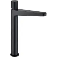 CERANO - Wastafelmengkraan Loreta - hoog model - mat zwart