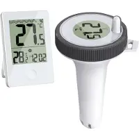 Typecat Zwembadthermometer, drijvend, gemakkelijk af te lezen, digitaal voor zwembaden en hot tubs