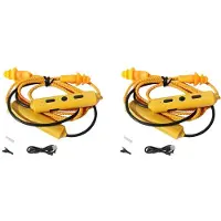 Jojomino 2X Oortelefoon Oordopjes voor op Het Werk, Geluidsdemping, Gehoorbescherming, Bouwplaatsen, Lawaaiige Plaatsen Oranje
