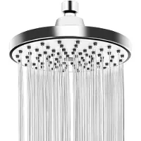 Tlily Douchekop 6 Inch Anti-Lek Anti-Verstopping Vaste Regendouche Regenval Spray Ontspanning en Spa voor Hoge Waterdruk en Stroom Draaibaar Kogelgewricht