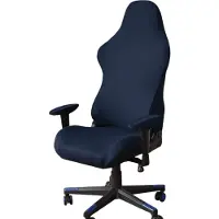 INF Elastische bureaustoelhoes NavyBlue