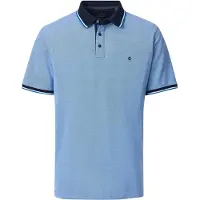 Casamoda Polo korte mouw Blauw Polo 2-tone PQ 126320101/145