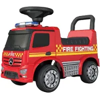 BabyTrold Mercedes Fire Truck Ride-on Rood Kinderen