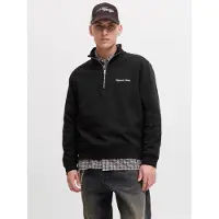 Jack & Jones Sweatshirt 'JORNorrebro' zwart / wit