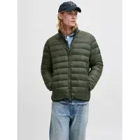 Jack & Jones Winterjas 'JJEBradley' donkergroen