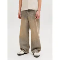 JACK&JONES JUNIOR Junior Jeans 'JJIDave Original' beige / bruin / grijs