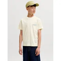 Jack & jones Junior Shirt blauw / limoen / rood / wolwit