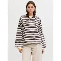 JJXX Shirt 'JXVilma' chocoladebruin / wit