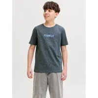 Jack & Jones Junior Shirt 'JJMUNK' lichtblauw / grafiet
