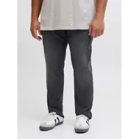 Jack & Jones Plus Jeans 'JJIGlenn JJOriginal' black denim