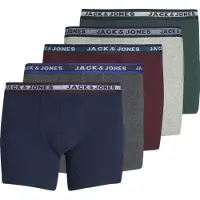 Jack & jones Plus Size 5-pack Boxershorts EU5XL US3XL Blauw