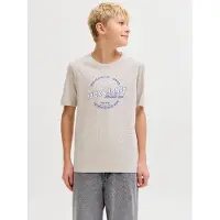 Jack & Jones Junior Shirt taupe / navy / wit