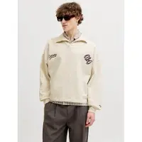 Jack & Jones Sweatshirt bourgogne / wit
