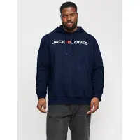 Jack & jones Plus Sweatshirt navy / rood / wit