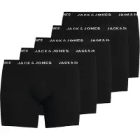 Jack & Jones boxershorts 5-pack zwart katoen