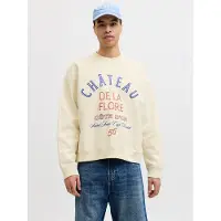 Jack & Jones Sweatshirt blauw / rood / wolwit