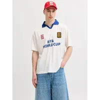 Jack & Jones Shirt navy / donkerrood / wit