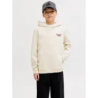 Jack & jones Junior Sweatshirt 'JORNORREBRO' karmijnrood / offwhite