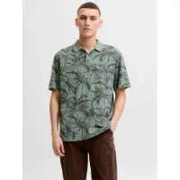 Jack & jones Premium Shirt 'JPRBLUHawaii' olijfgroen / kiwi / lichtgroen