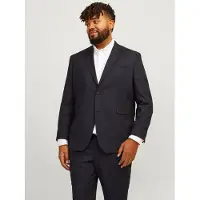 Jack & Jones Plus Size Regular Fit Blazer 60 Zwart