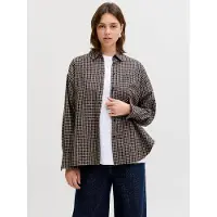 JJXX Blouse 'JXJAMIE' donkerblauw / cappuccino / grenadine