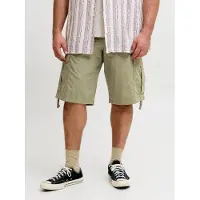 Jack & Jones Plus Size Baggy Fit Cargo Shorts 42 Bruin