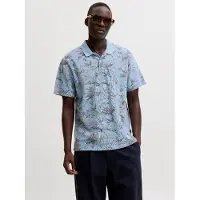 Jack & Jones Premium Shirt 'JPRBLUHawaii' lichtblauw / greige / olijfgroen / pitaja roze