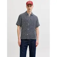 Jack & Jones Cassis Dobby Resort Overhemd Met Korte Mouwen
