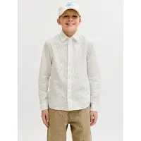 Jack & jones Junior Overhemd 'JJEBreeze' wit