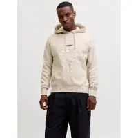Jack & Jones Sweatshirt 'JJESOHO' greige / zwart