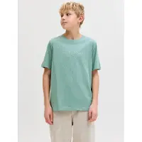 Jack & Jones Junior Shirt 'JJESTAR' jade groen / wit