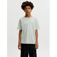 JACK&JONES JUNIOR Junior Shirt riet / pastelgroen / wit