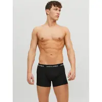 Jack & Jones Boxershorts 'JACHuey' zwart / wit