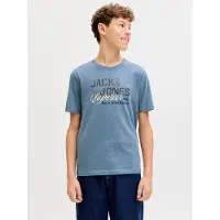 Jack & Jones Junior Shirt nachtblauw / saffier / wit