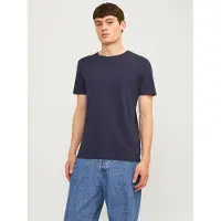 Jack & Jones JACK&JONES Heren Casual Katoenen Crew Hals Korte Mouw T-shirt Multi 3 Pack