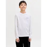 Jack & jones Junior Shirt 'College' blauw / wit