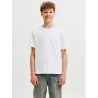 Jack & Jones JUNIOR T-shirt met backprint wit Jongens Katoen Ronde hals - maat 152
