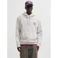 Jack & Jones Sweatshirt kersrood / wit gemêleerd