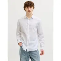 Jack & Jones Jjesummer linen blend shirt ls sn dessin