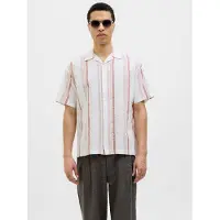 Jack & Jones Overhemd magenta / oudroze / wit